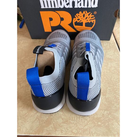 Timberland PRO Men Radius Knit Composite Toe Slip-On Safety Work Shoes Size 10.5 - Picture 3 of 6